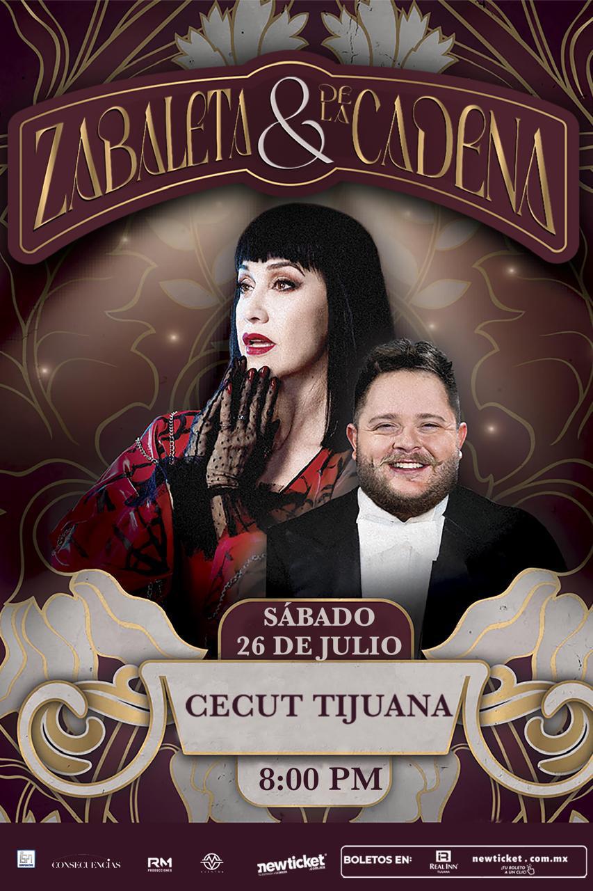 Susana Zabaleta y Rodrigo de la Cadena en Tijuana 2025
